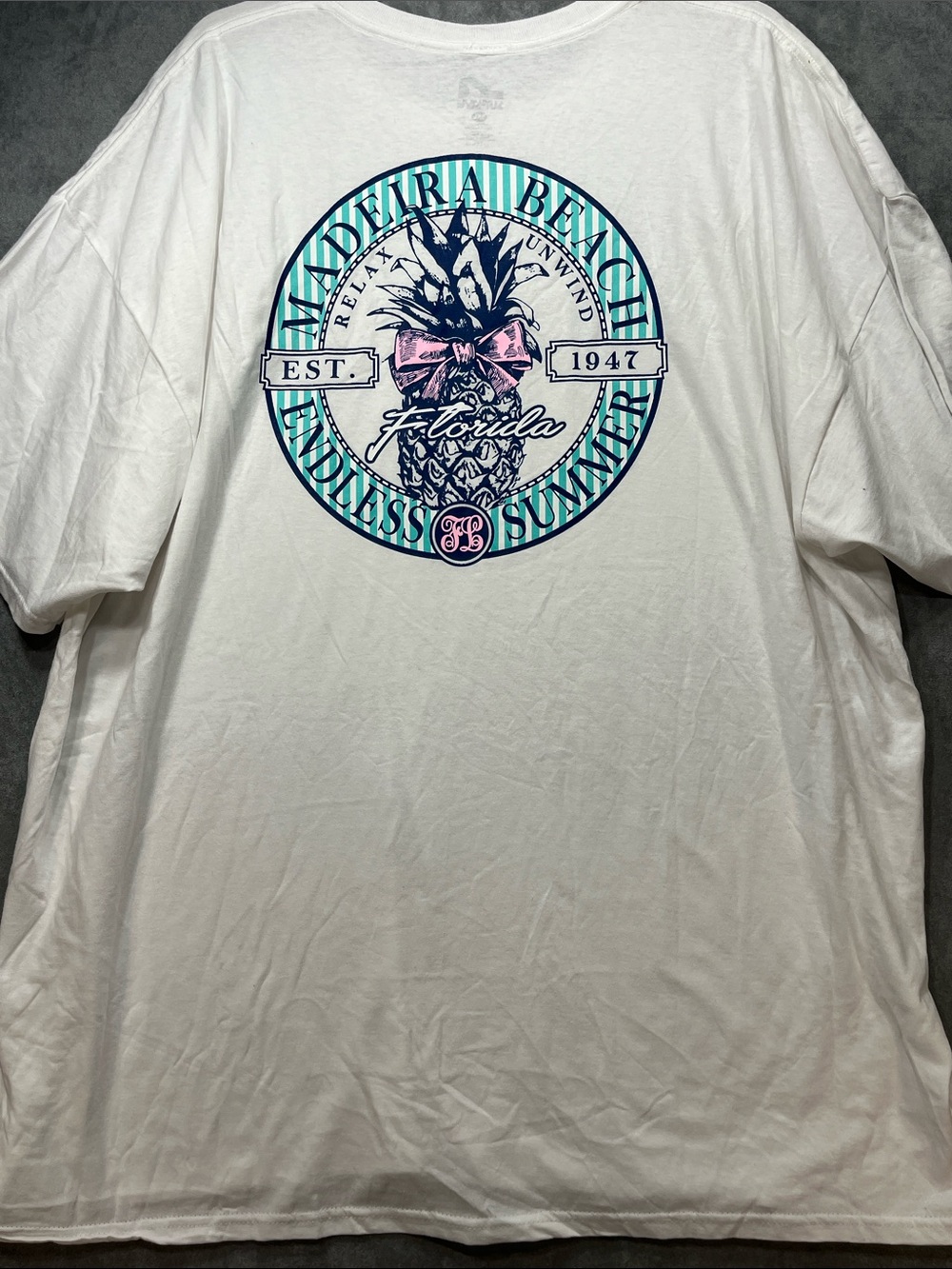 NWT Surf Style Madeira Beach Florida Pineapple Graphic Tee 3XL